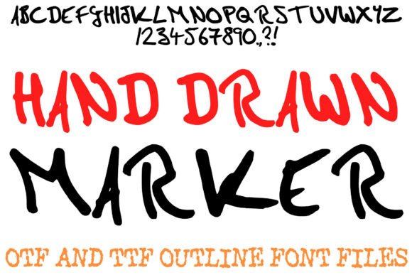 Download Hand Drawn Marker - Hand Collection