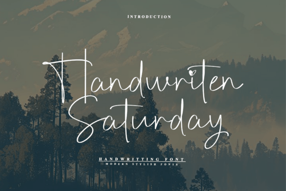 Download Handwriten Saturday - Hand Collection