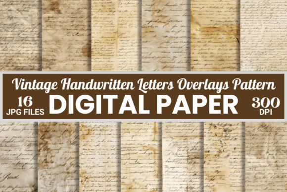 Download Vintage Handwritten Letters Overlays - Hand Collection