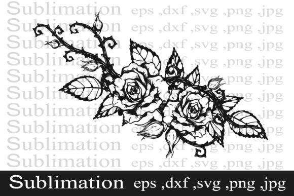 Download Rose Ornament Tattoo by Hand Drawing - Hand Collection