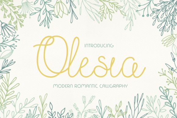 Download Olesia Handwritten Font - Hand Collection