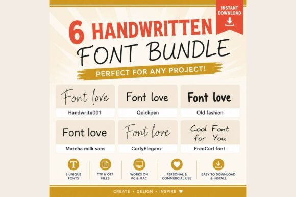 Download Handwritten Bundle - Hand Collection