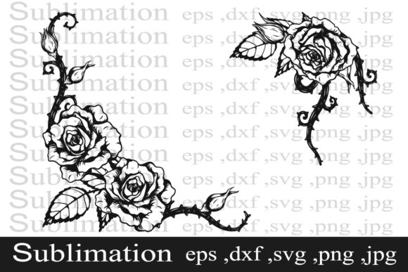Download Rose Ornament Tattoo by Hand Drawing - Hand Collection