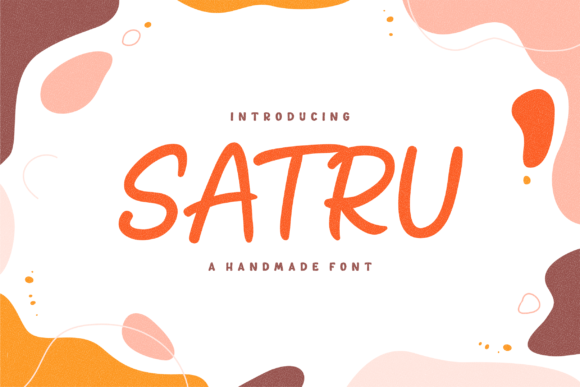 Download Satru a Handmade Playful Display Font - Hand Collection