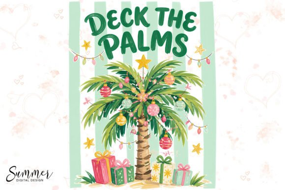 Download Deck the Palms Christmas Sublimation PNG - Premium Resources