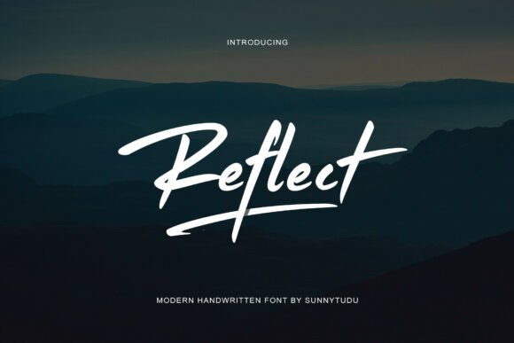 Download Reflect Handwritten Font - Hand Collection