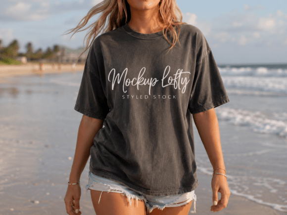 Download Pepper Comfort Colors 1717 Shirt Mockup - Colors Collection