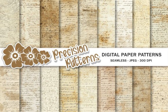 Download Ephemera Handwritten Script Junk Journal - Hand Collection